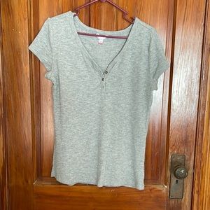 Juniors Top - gray